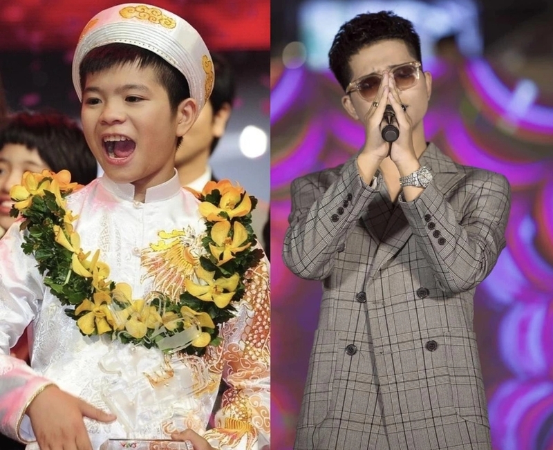 Cậu bé Nguyễn Quang Anh giành giải quán quân Giọng hát Việt nhí 2013.